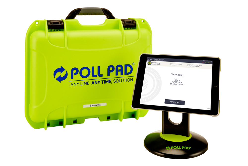 knowink products - poll pad and case